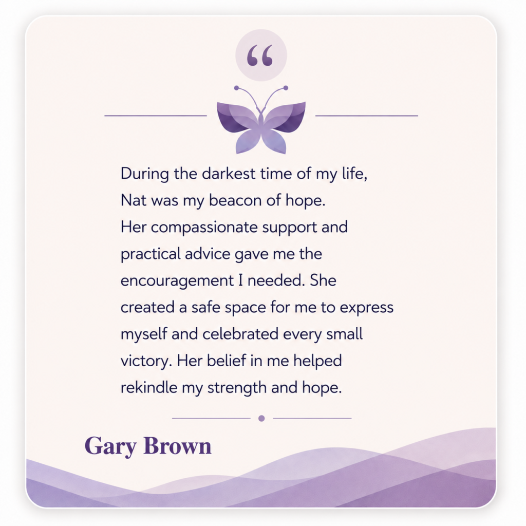 Client testimonial about working with Lift OneSelf