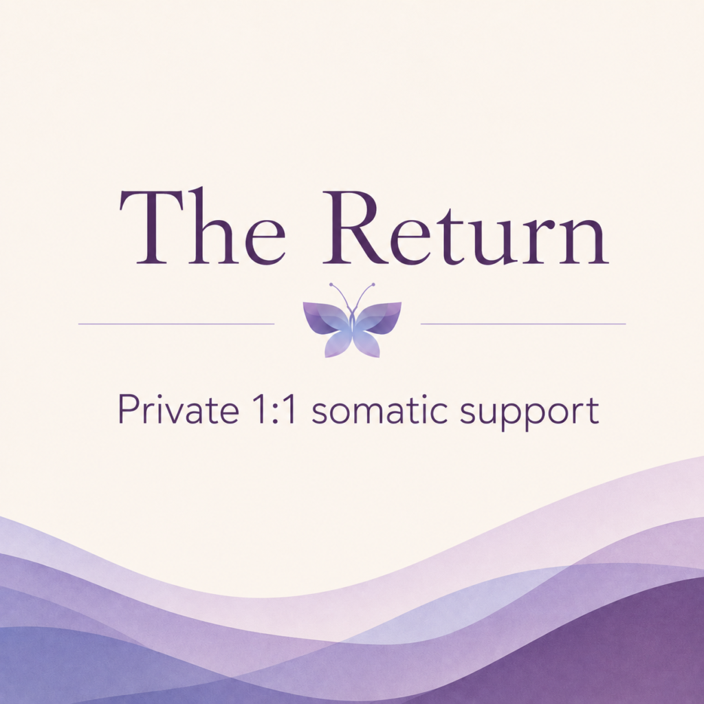 The Return private 1:1 somatic support by Lift OneSelf
