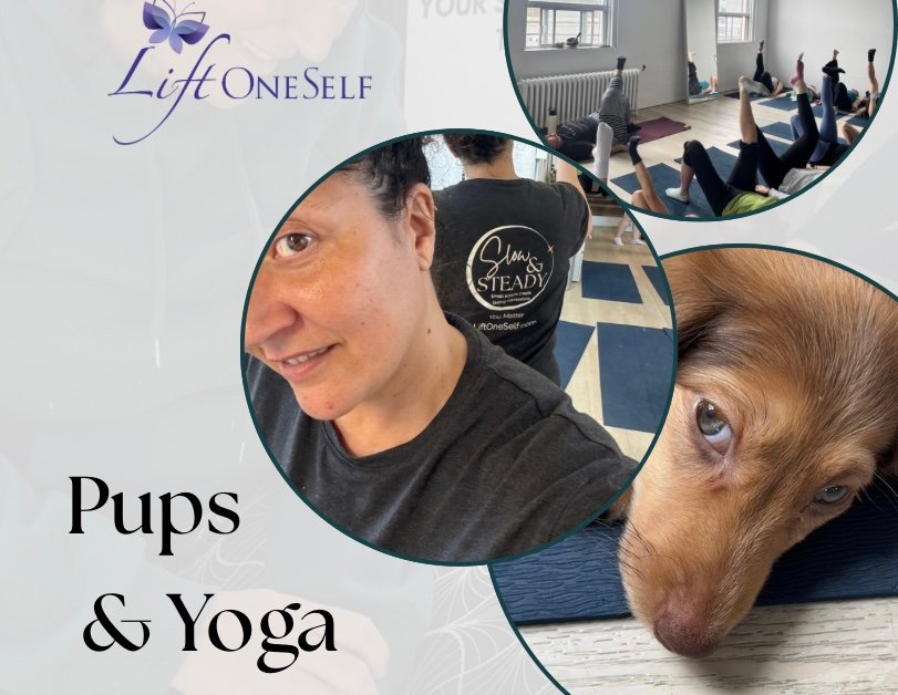 Pups and Yoga classes in Ottawa with LiftOneSelf