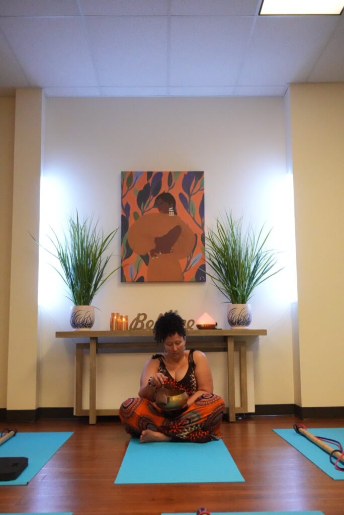 NatNat facilitating an emotional healing and nervous system practice